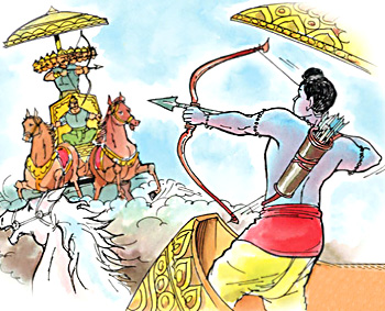 Combat Between Rama and Ravana, Yuddha Kanda, Ramayana