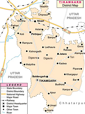 Tikamgarh District, Madhya Pradesh