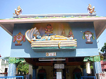 Architecture of Sri Neelavarna Perumal temple, Nanmangalam, Chennai