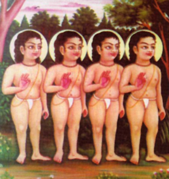 Sanaka, Sanatkumara and Sanatana, and Sanadana