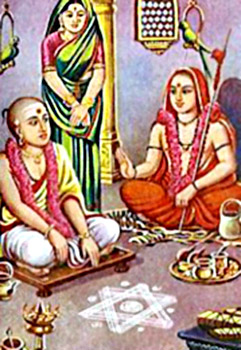 Mandana Mishra and Adi Sankara