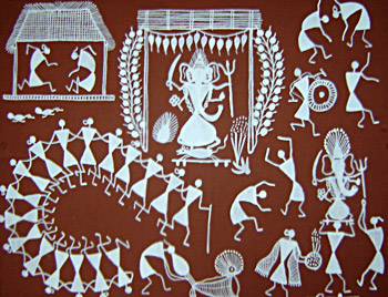 Naturalistic Forms, Genres of Indian tribal paintings