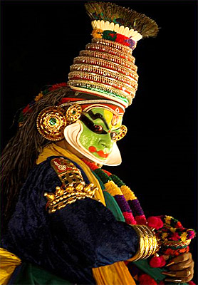 Head Gear or Mudis of Krishna in Kathakali