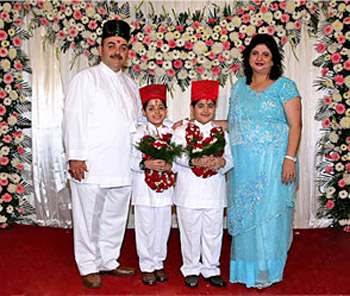 Traditional wear of Parsi