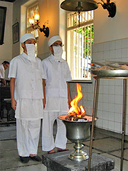 Parsi Customs - Worship in Fire Temple