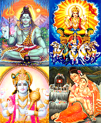 Panchayatana Puja consists of worship of five deities