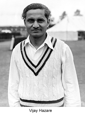 Vijay Hazare, Indian Cricket Player