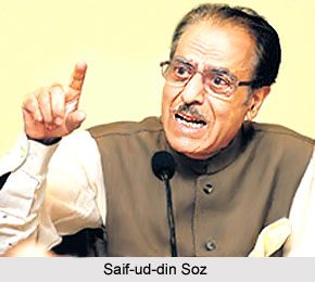 Saif-ud-din Soz, Indian Politician