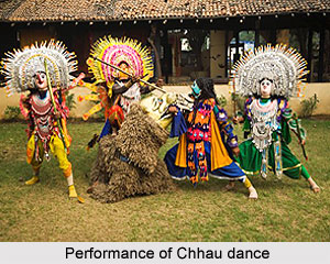 Performance of Chhau Dance of Purulia