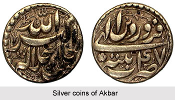 Coins of Akbar, Coins of Mughal Empire