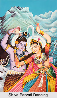 Shiva Parvati Dancing