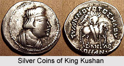 Silver Coins of King Kushan
