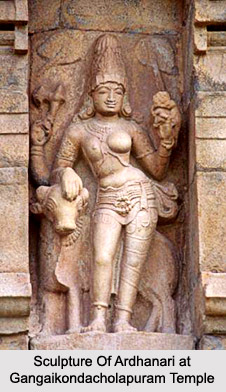 Sculpture Of Ardhanari at Gangaikondacholapuram Temple, Chola Sculpture, Indian Sculpture