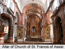 Architecture of Church of St Francis of Assisi, Goa