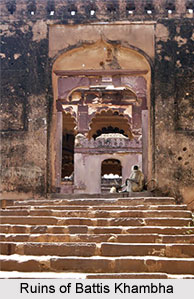 Ruins of Battis Khambha, Varanasi