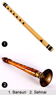 Wind Instruments in East Indian Folk Music