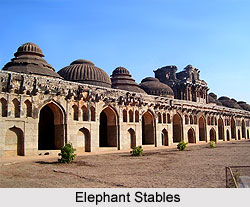 Elephant Stables, Hampi