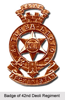 42nd Deoli Regiment, Bengal Army