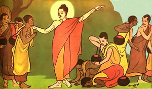 Ministry of Buddha - Buddha and his sixty Arahants