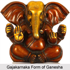 Gajakarnaka, Forms of Lord Ganesha