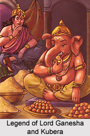 Legend of Lord Ganesha and Kubera