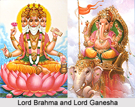 Legend of Lord Ganesha and Lord Brahma