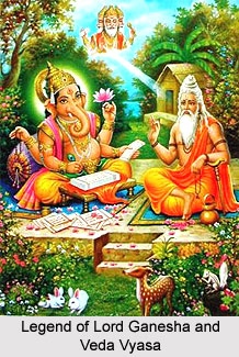 Legend of Lord Ganesha and Veda Vyasa