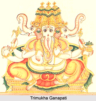 Trimukha Ganapati, Form of Lord Ganesha