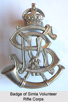 Simla Volunteer Rifle Corps, Presidency Armies in British India