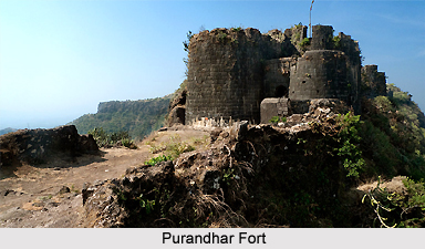 Purandhar Fort, Conquests of Shivaji