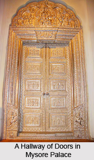A Hallway of Doors, Mysore Palace