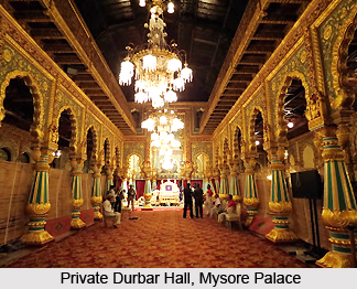 Private Durbar Hall, Mysore Palace