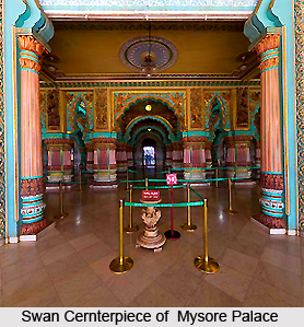 Swan Centrepiece, Mysore Palace