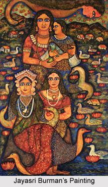 Jayasri Burman , Indian Painter
