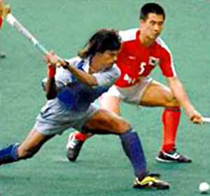 Dhanraj Pillay in Asia Cup, Kuala Lumpur, 1999