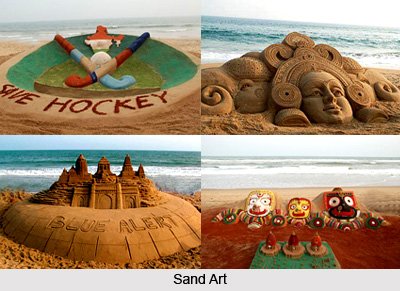 Sand Sculptures of Orissa