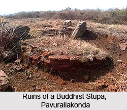 Pavurallakonda, Archaeological sites in Andra Pradesh