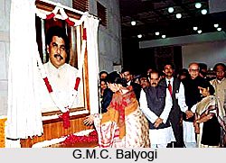G.M.C. Balyogi  , Former Speaker of Lok Sabha