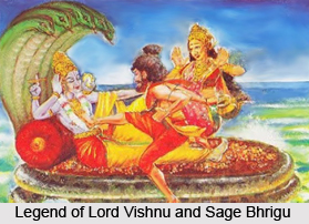 Legend of Lord Vishnu and Sage Bhrigu