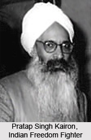 Pratap Singh Kairon , Indian Freedom Fighter