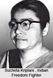 Sucheta Kriplani  , Indian Freedom Fighter