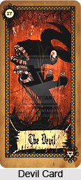 Devil Card , Tarot Card