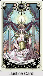 Justice Card , Tarot Card