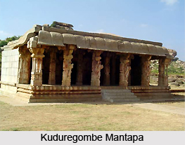 Kuduregombe Mantapa, Hampi, Karnataka