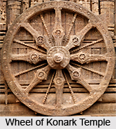 Wheels of Konark Temple, Orissa