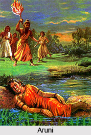Aruni, Tale From Mahabharata