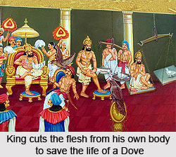 Stories of self-sacrifice, Narratives in Mahabharata