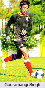 Gouramangi Singh, Football Player