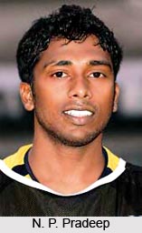 Naduparambil Pappachen Pradeep, Indian Football Player