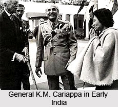 K.M. Cariappa in Indian Army